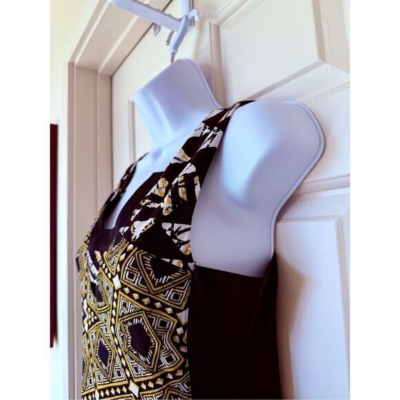 BCBGMAXAZRIA Golden Combo Tank Dress - Picture 3 of 10